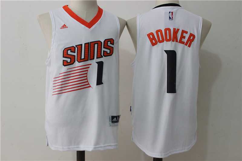 Phoenix Suns #1 Devin Booker White Swingman Stitched Jersey,We sell and wholesale Phoenix Suns #1 Devin Booker White Swingman Stitched Jersey on line form chian!
